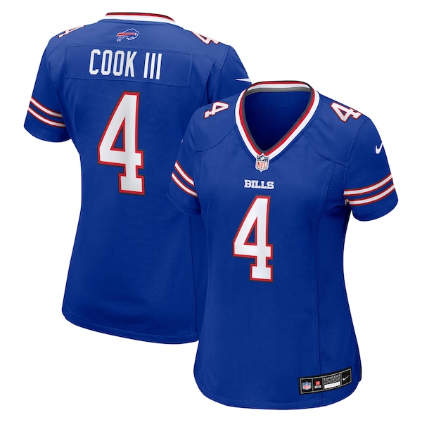 James Cook III Buffalo Bills Nike Women's Team Game Jersey - Royal
