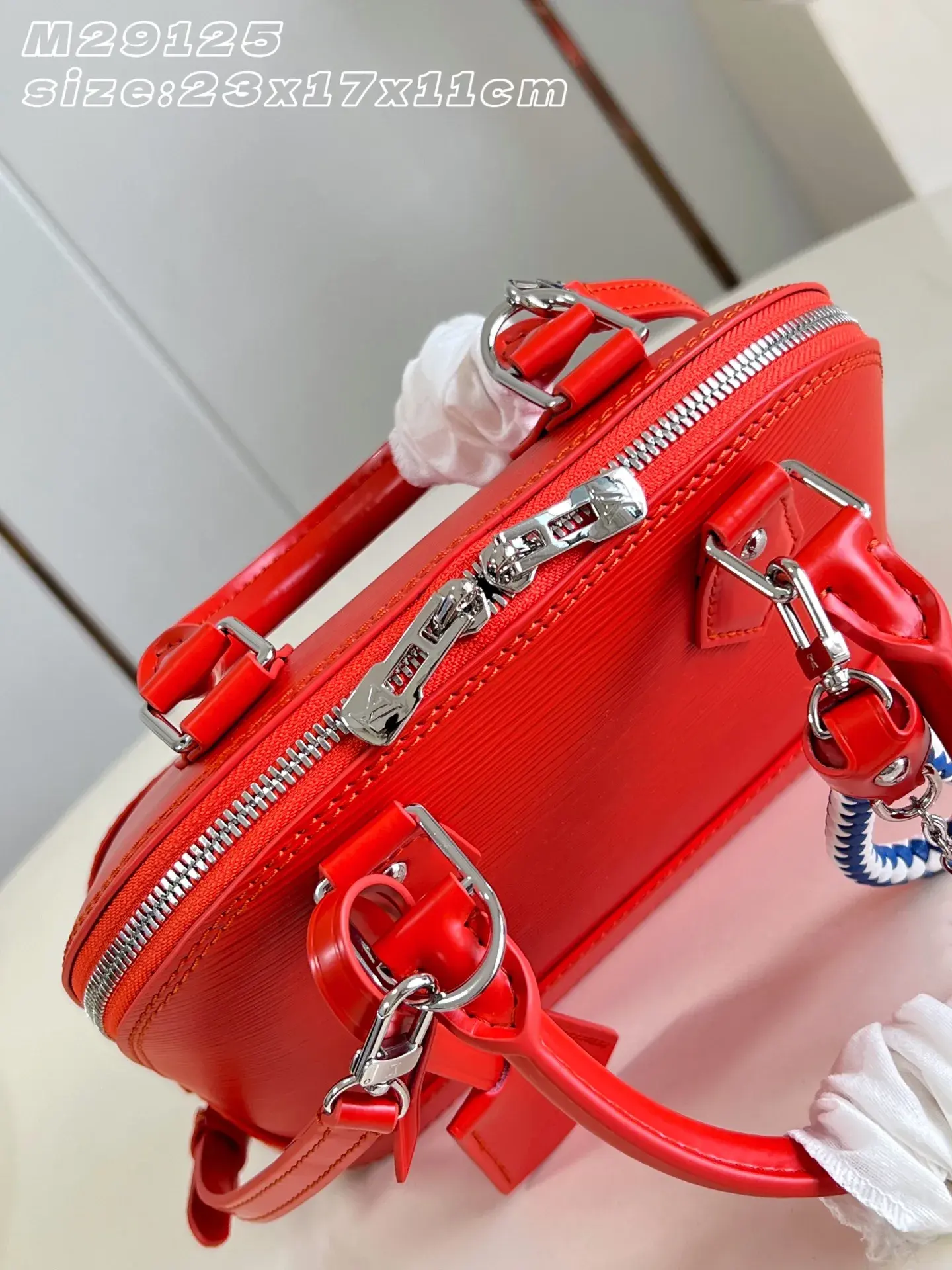 Louis Vuitton Red Alma Top Handle Bag product photo from LabelPicks