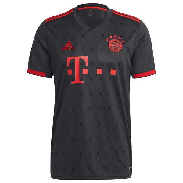 Alphonso Davies Bayern Munich adidas 2022/23 Third Replica Player Jersey - Charcoal