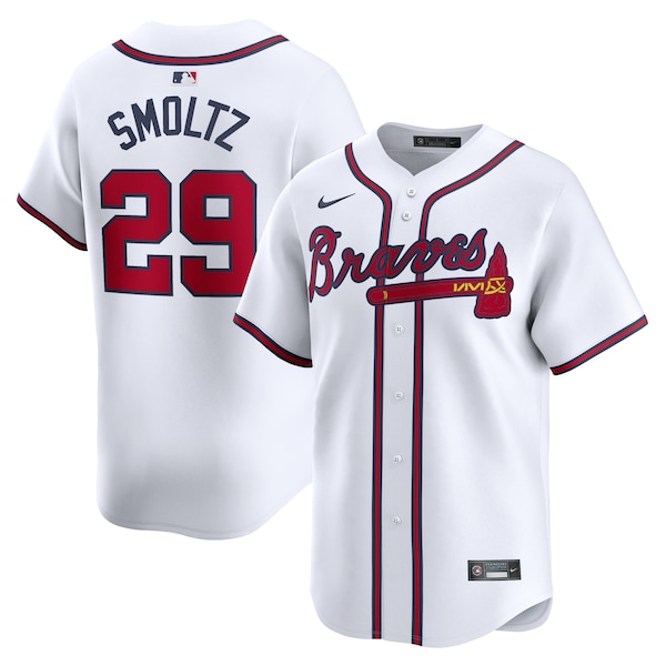 John Smoltz Atlanta Braves Nike Home Limited Player Jersey - White