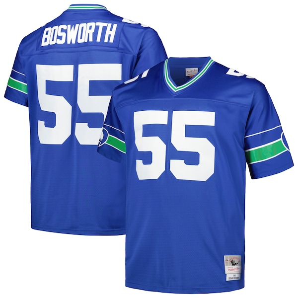 Brian Bosworth Seattle Seahawks Big & Tall 1987 Legacy Retired Player Jersey - Royal
