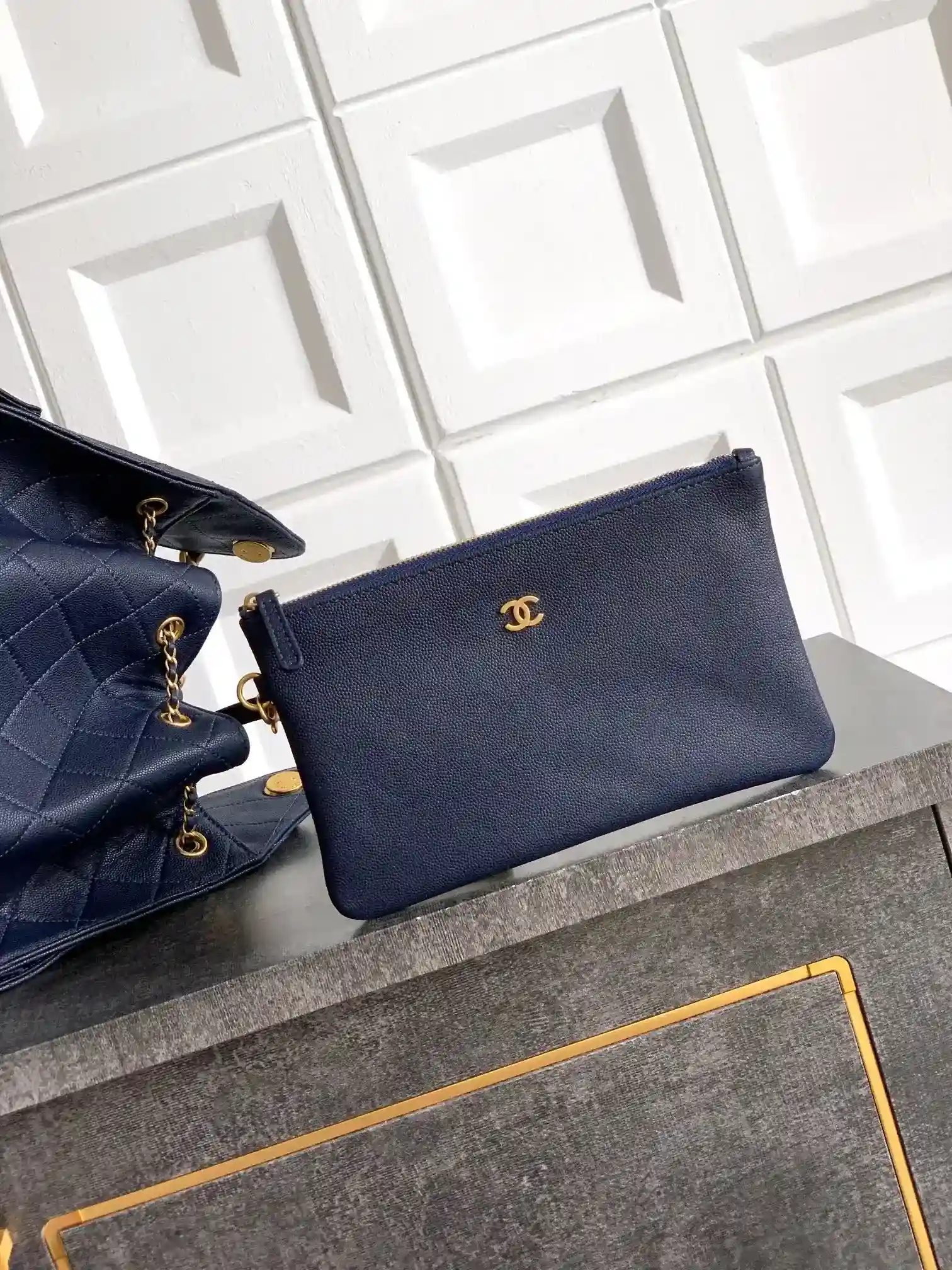 Chanel Navy Hobo Bag product photo from LabelPicks