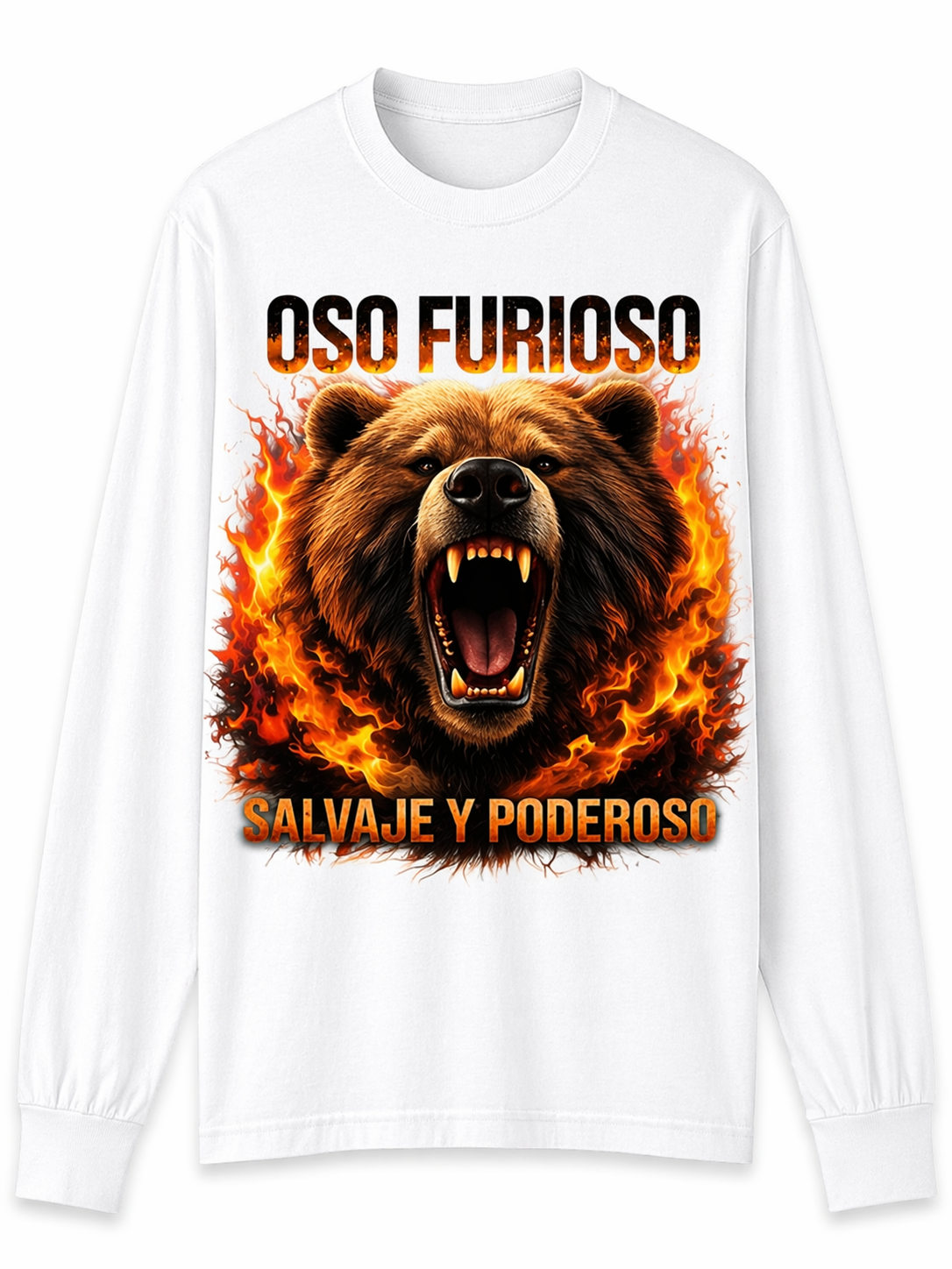 Remera Oso Furioso | Streetwear Dark Unisex