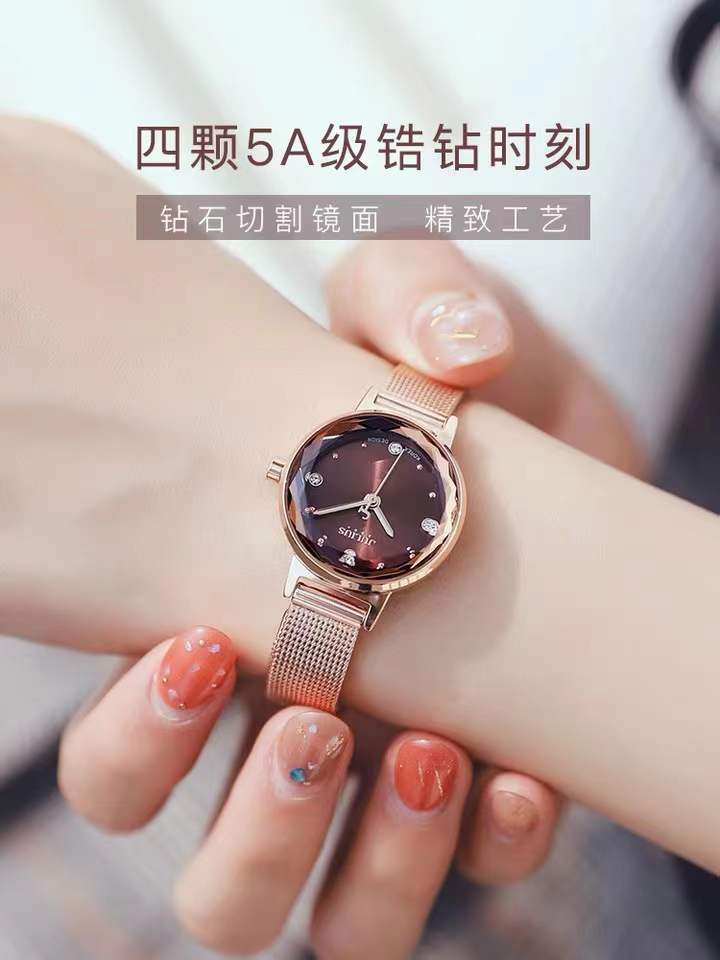 Watch ladies niche light luxury 2021 new women's clothing Ins design high-end sense