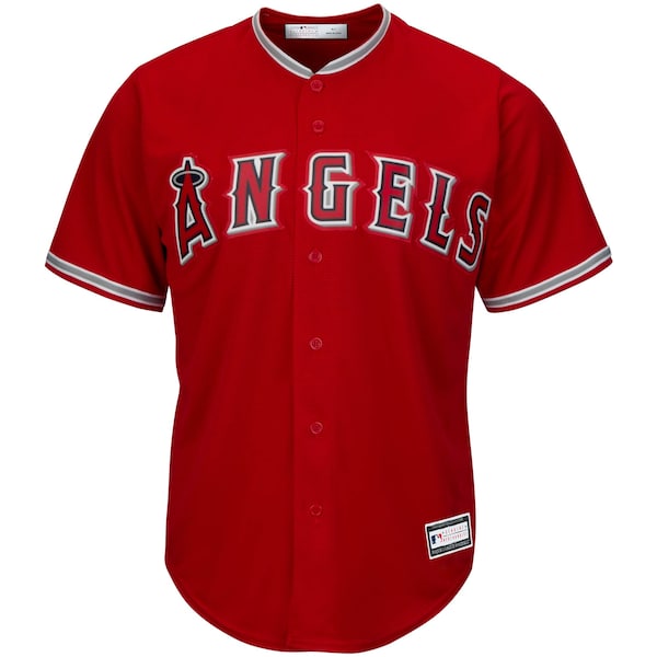 Mike Trout Los Angeles Angels Big & Tall Replica Player Jersey - Red