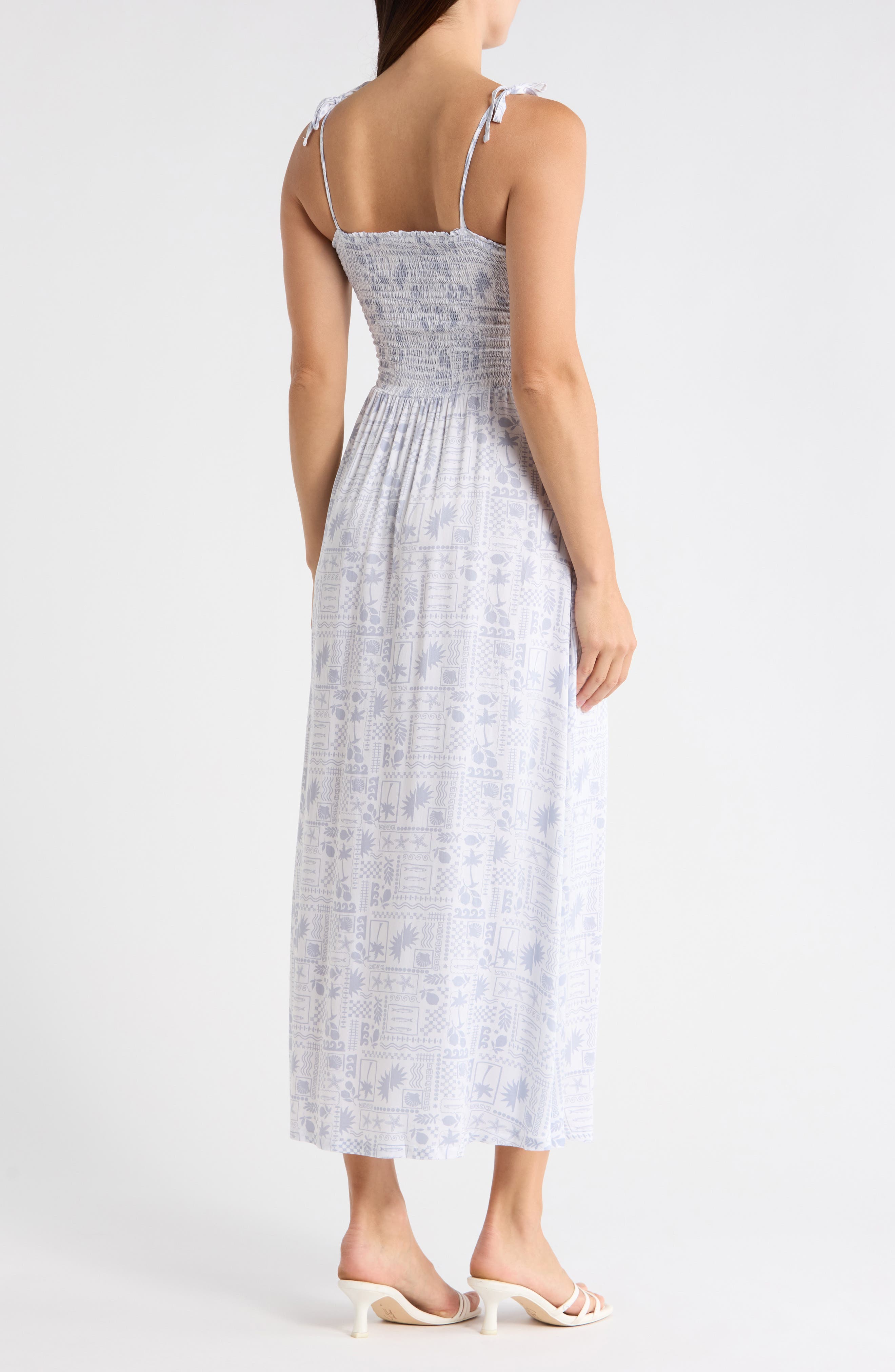 Splendid Printed Midi Dress