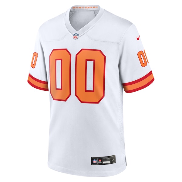 '76 Tampa Bay Buccaneers Nike Youth 50th Season Custom Game Jersey - White