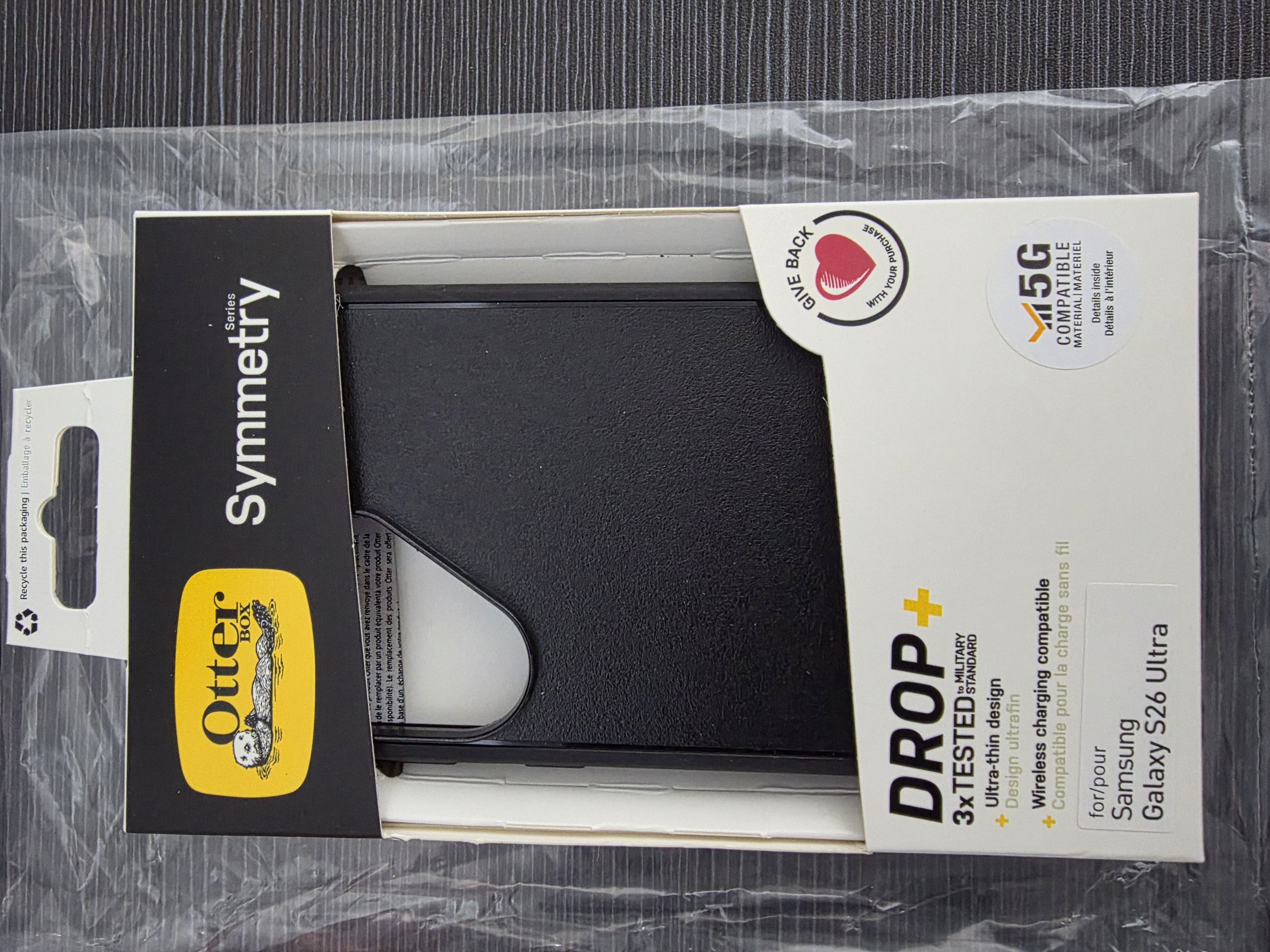 Samsung S26 Ultra 5G / S26Ultra Otterbox Symmetry Black Color Case (0884) - GreshamTech