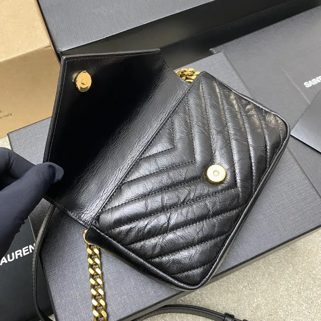Saint Laurent Black College Shoulder Bag product photo from LabelPicks