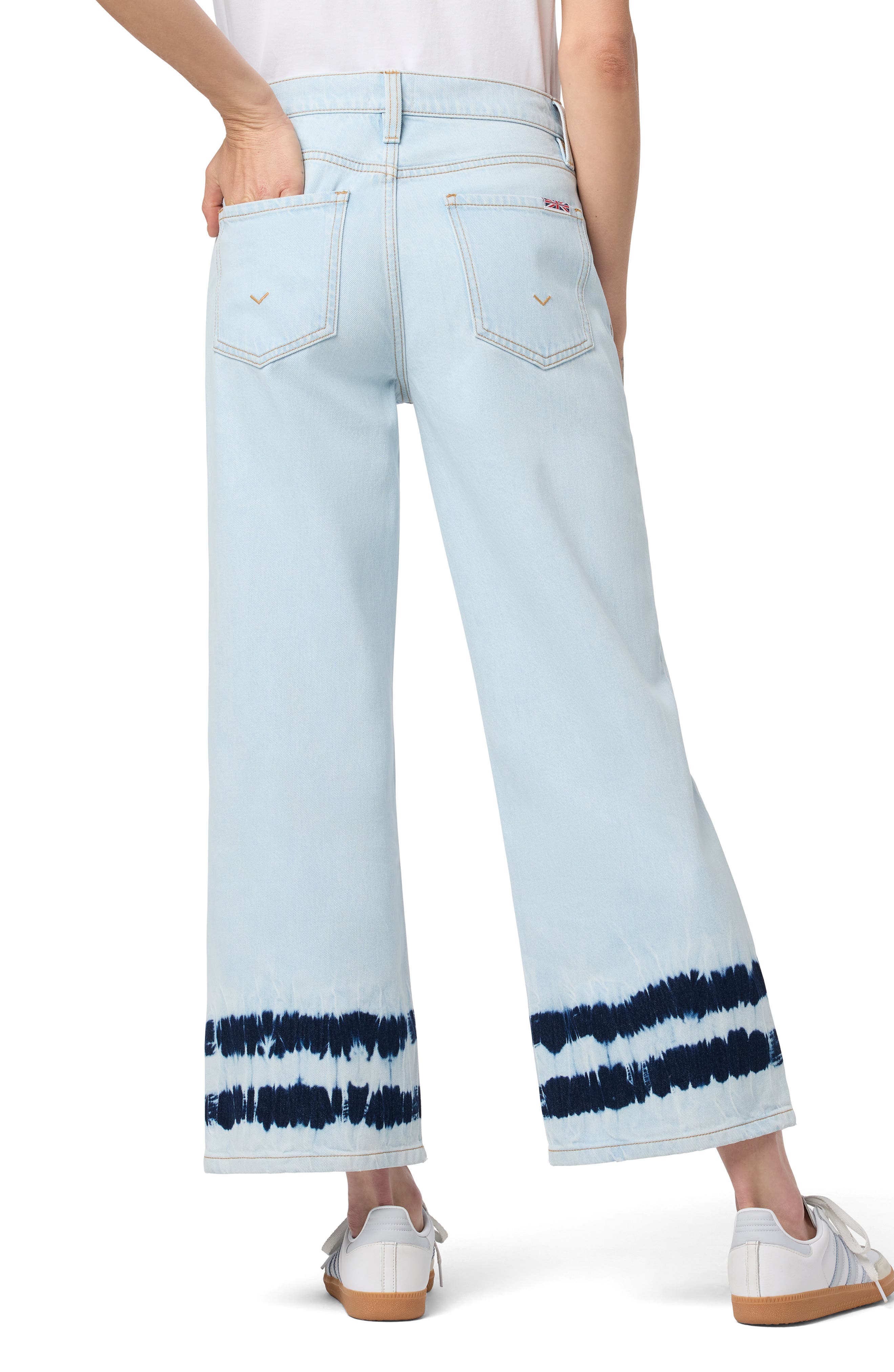 Hudson Jeans Rosalie Wide Leg Ankle Crop Jeans