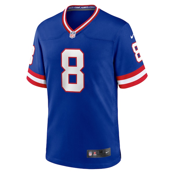 Daniel Jones New York Giants Nike Classic Player Game Jersey - Royal