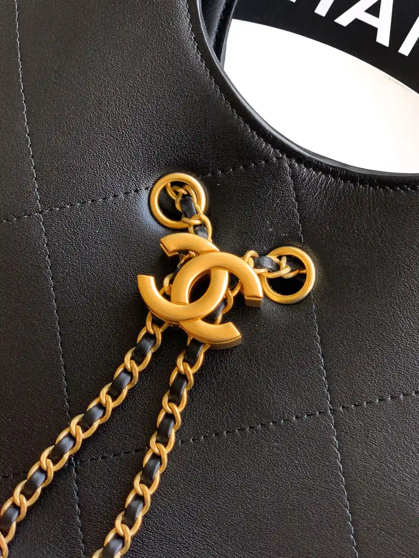 Chanel Black Quilted Leather Tote Bag product photo from LabelPicks