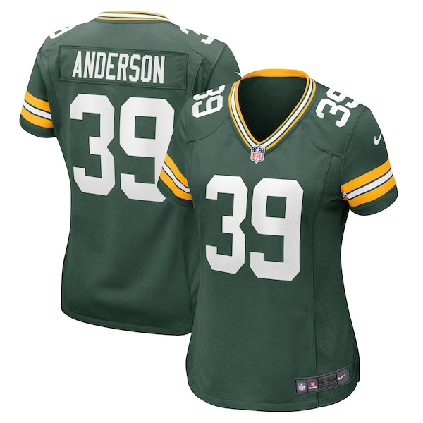 Zayne Anderson Green Bay Packers Nike Women's Team Game Jersey -  Green