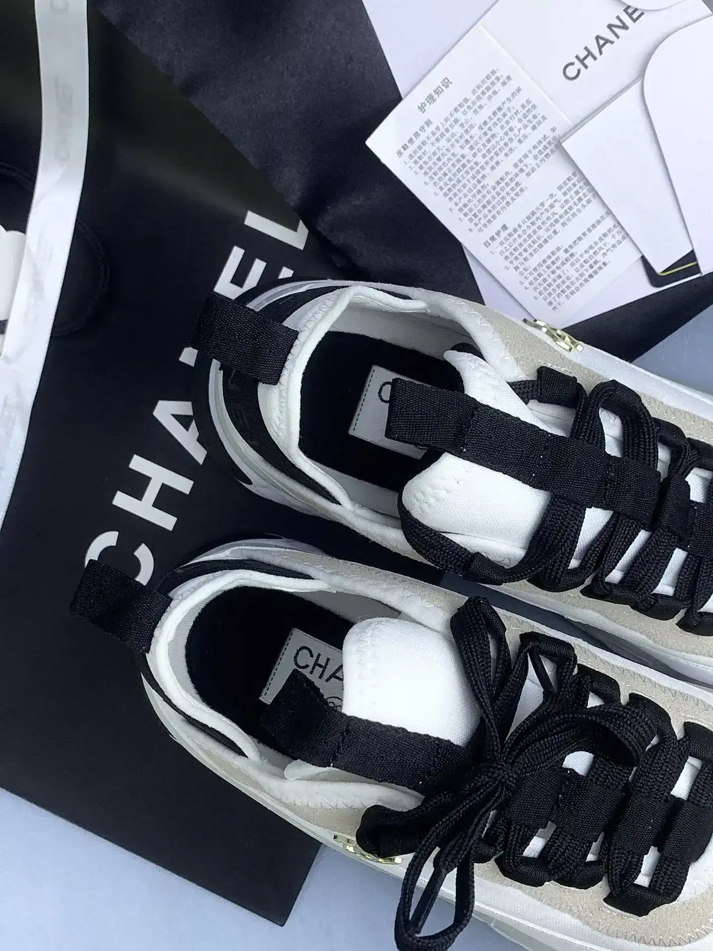 CHANEL Sneakers Velvet Calfskin & Mixed Fibers product photo from LabelPicks
