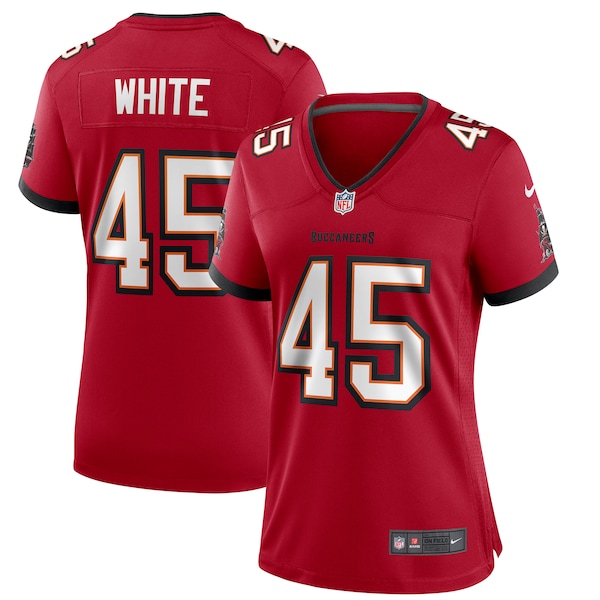 Devin White Tampa Bay Buccaneers Nike Women's Game Player Jersey - Red/Pewter/White