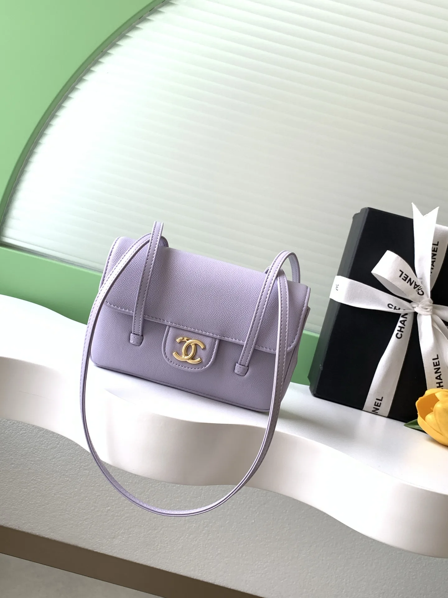 Chanel Grained Leather Top Handle Bag product photo from LabelPicks