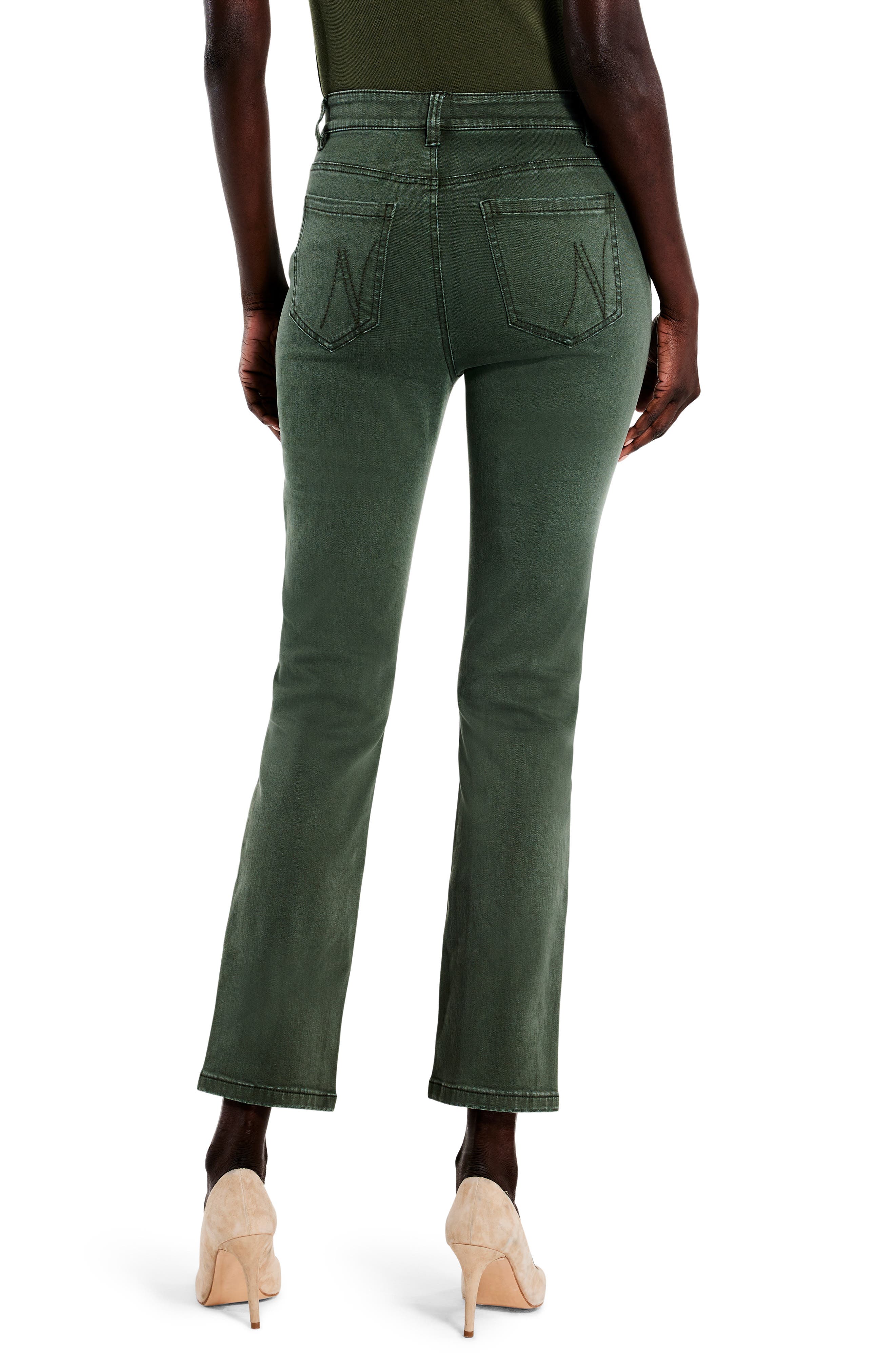 NIC+ZOE High Waist Ankle Straight Leg Jeans