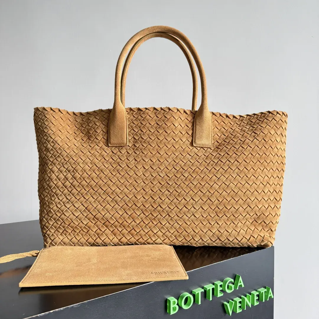 Bottega Veneta Intrecciato Woven Leather Cabat Tote Bag product photo from LabelPicks