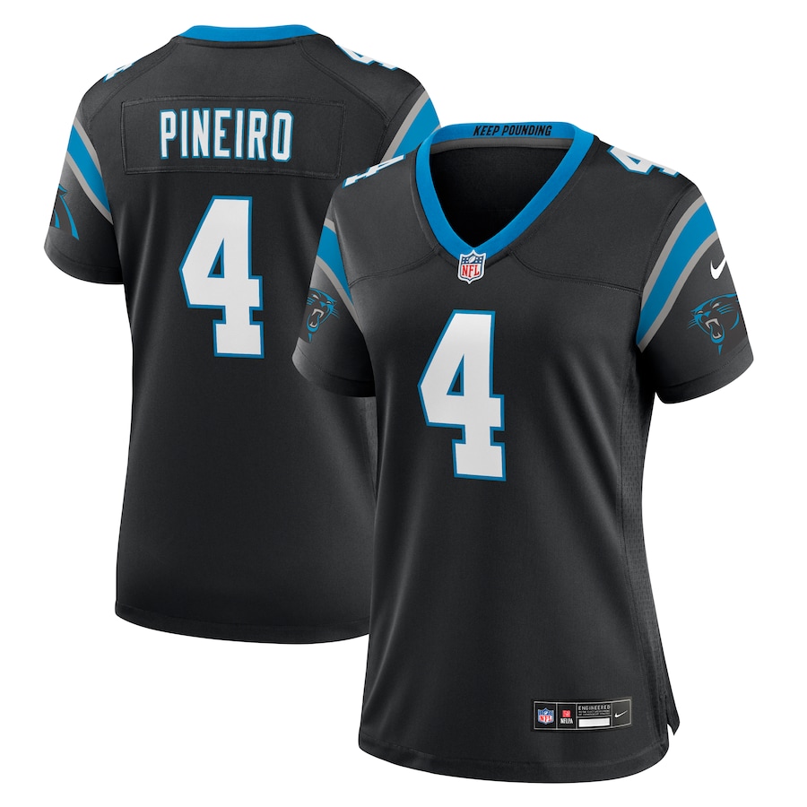 Eddy Pineiro Carolina Panthers Nike Women's Team Game Jersey - Black