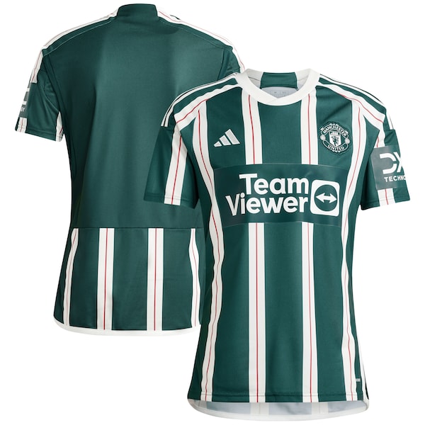Manchester United adidas 2023/24 Away Replica Jersey - Green