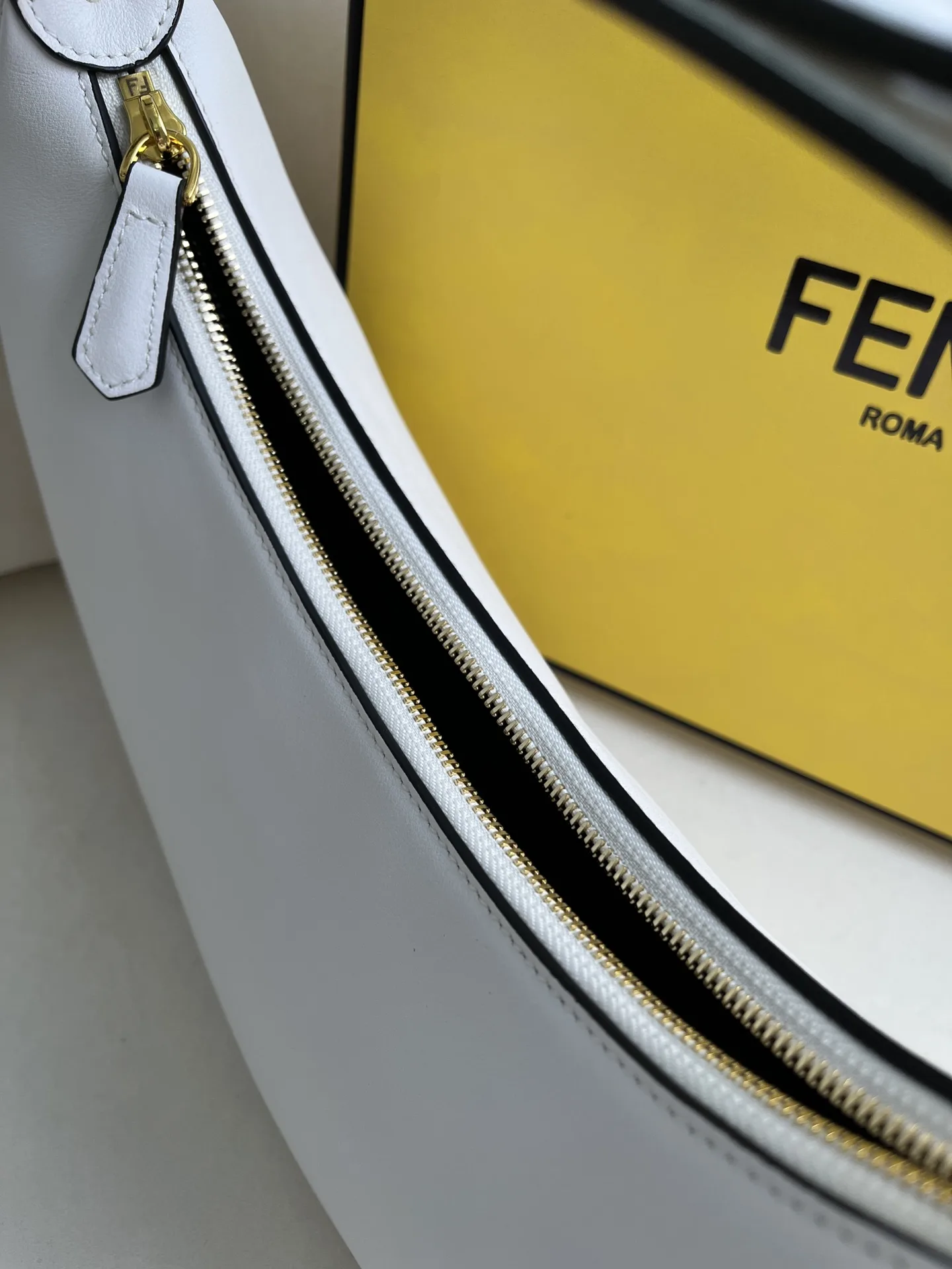 Fendi White Hobo Bag product photo from LabelPicks