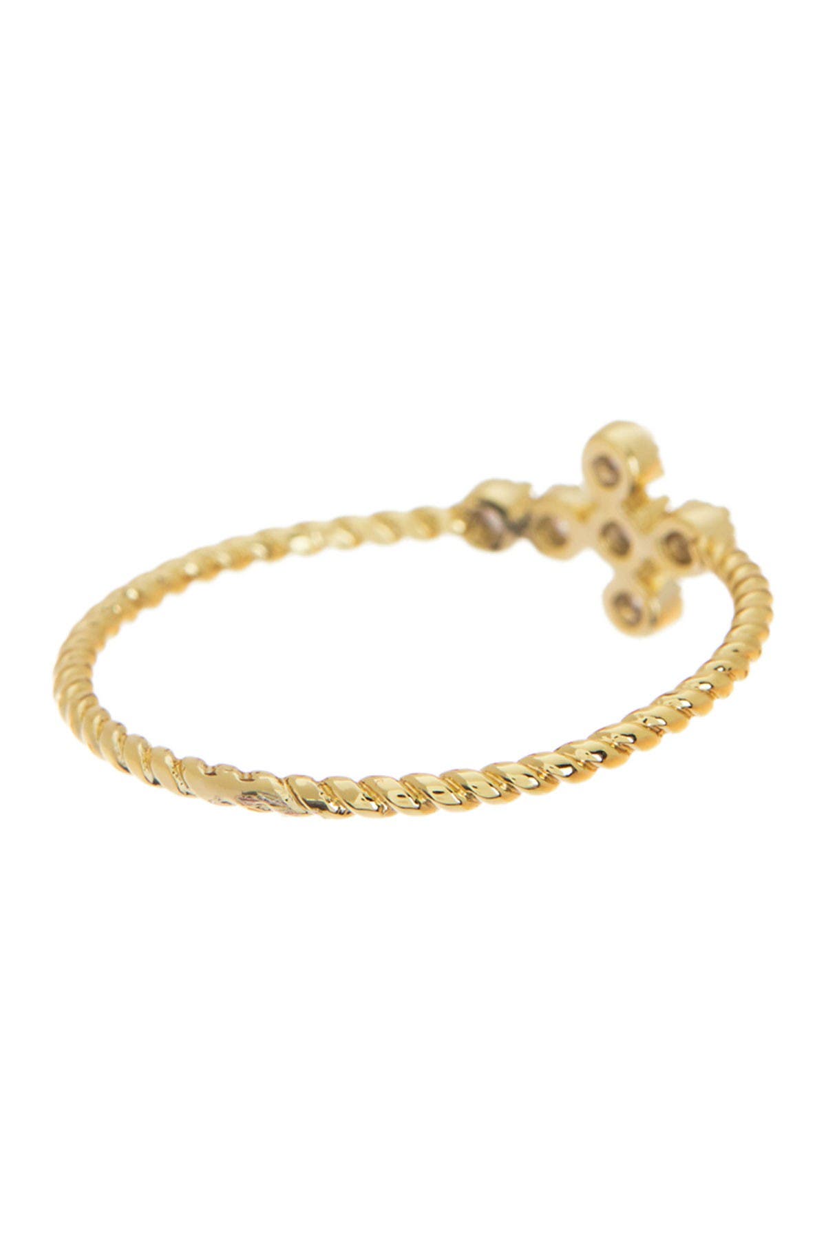NORDSTROM RACK CZ Cross Pave Band