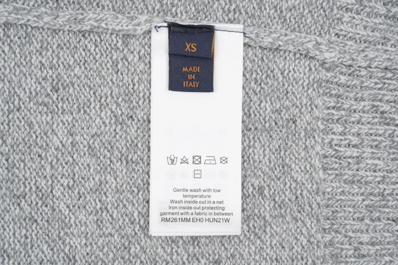 Louis Vuitton Grey Fox Jacquard Crewneck Sweater product photo from LabelPicks