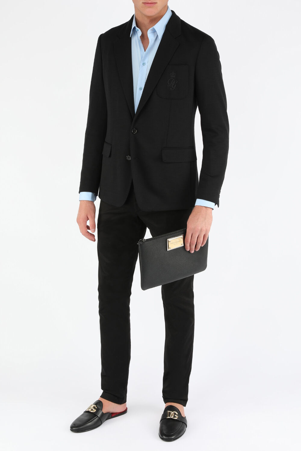 DOLCE & GABBANA חולצה מכופתרת ארוכה קלאסית