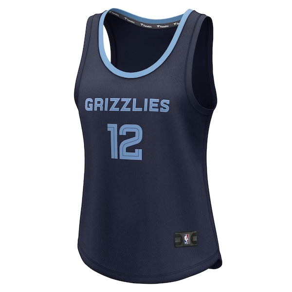 Ja Morant Memphis Grizzlies  Women's Fast Break Player Jersey - Icon Edition - Navy