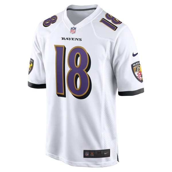 Diontae Johnson Baltimore Ravens Nike Player Game Jersey - White