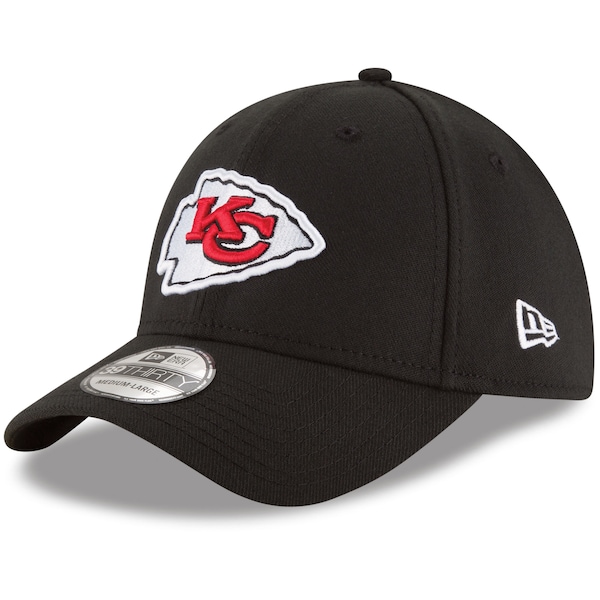 Kansas City Chiefs New Era Team Classic 39THIRTY Flex Hat - Black