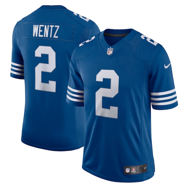 Carson Wentz Indianapolis Colts Nike Alternate Vapor Limited Jersey - Royal/White