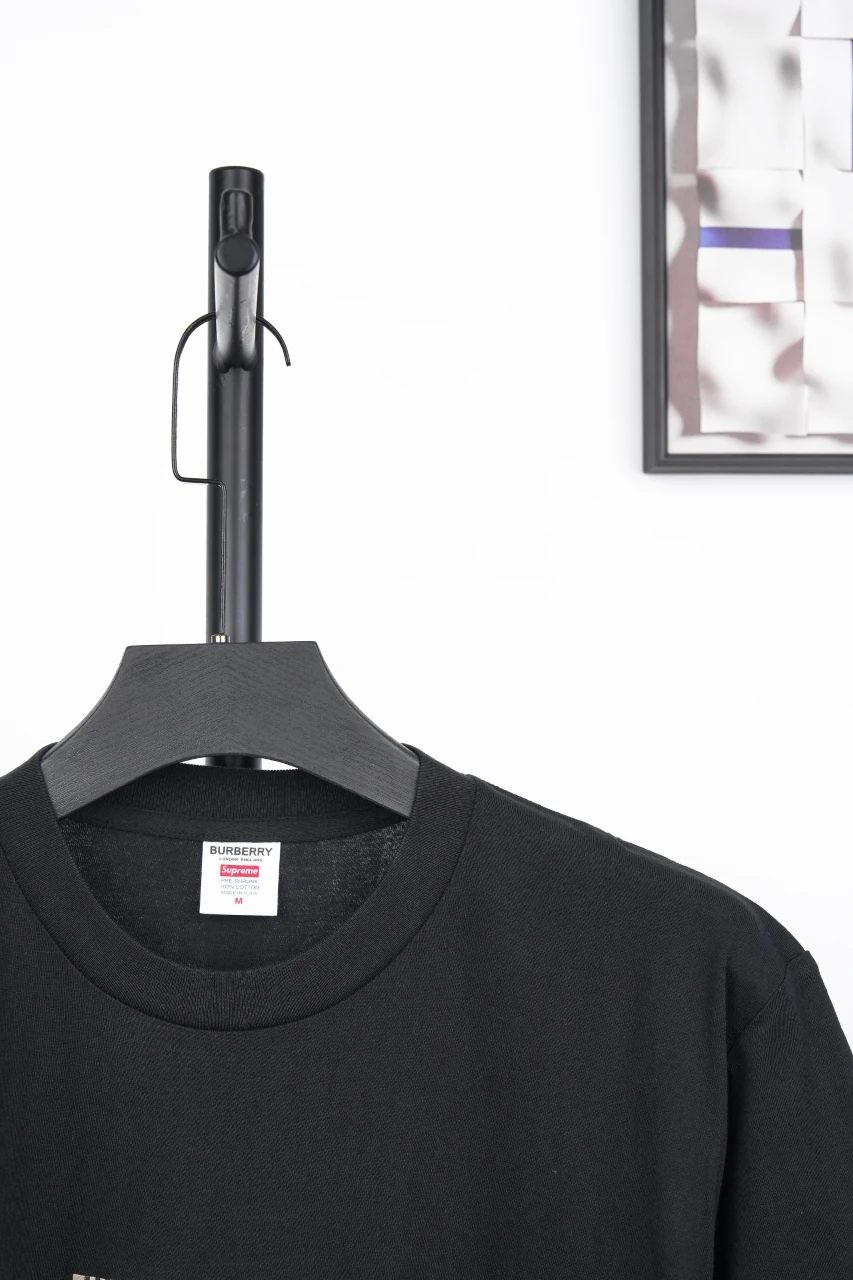 Supreme Black Check Box Logo T-Shirt product photo from LabelPicks