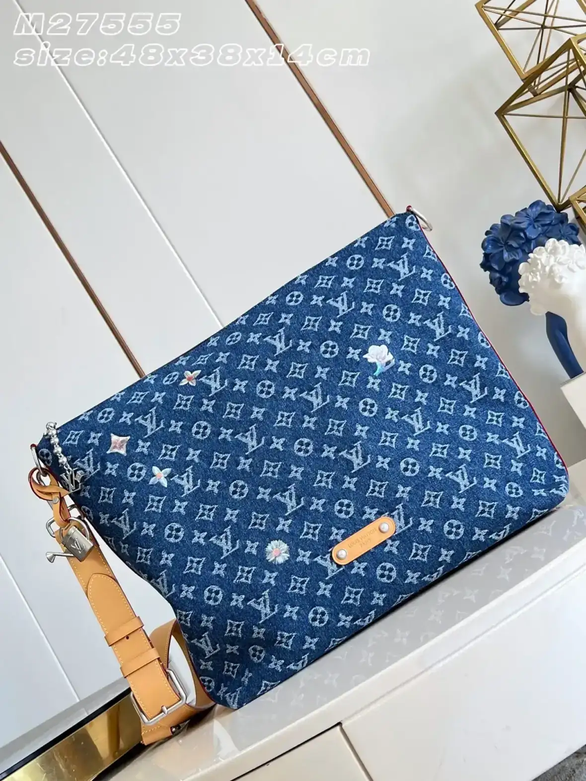 Louis Vuitton White Denim Hobo Bag product photo from LabelPicks