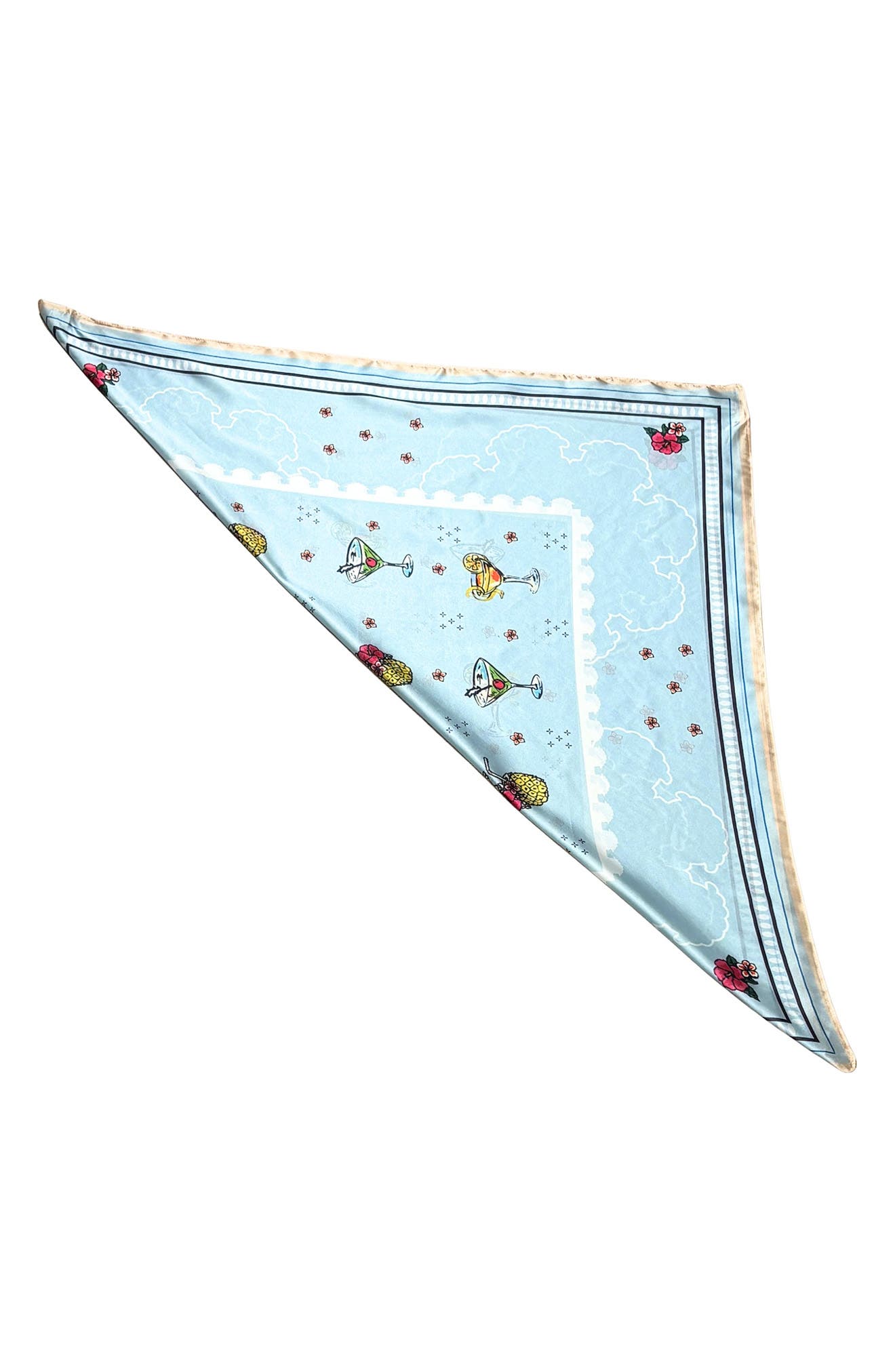 Nicole Miller Cocktail Satin Scarf