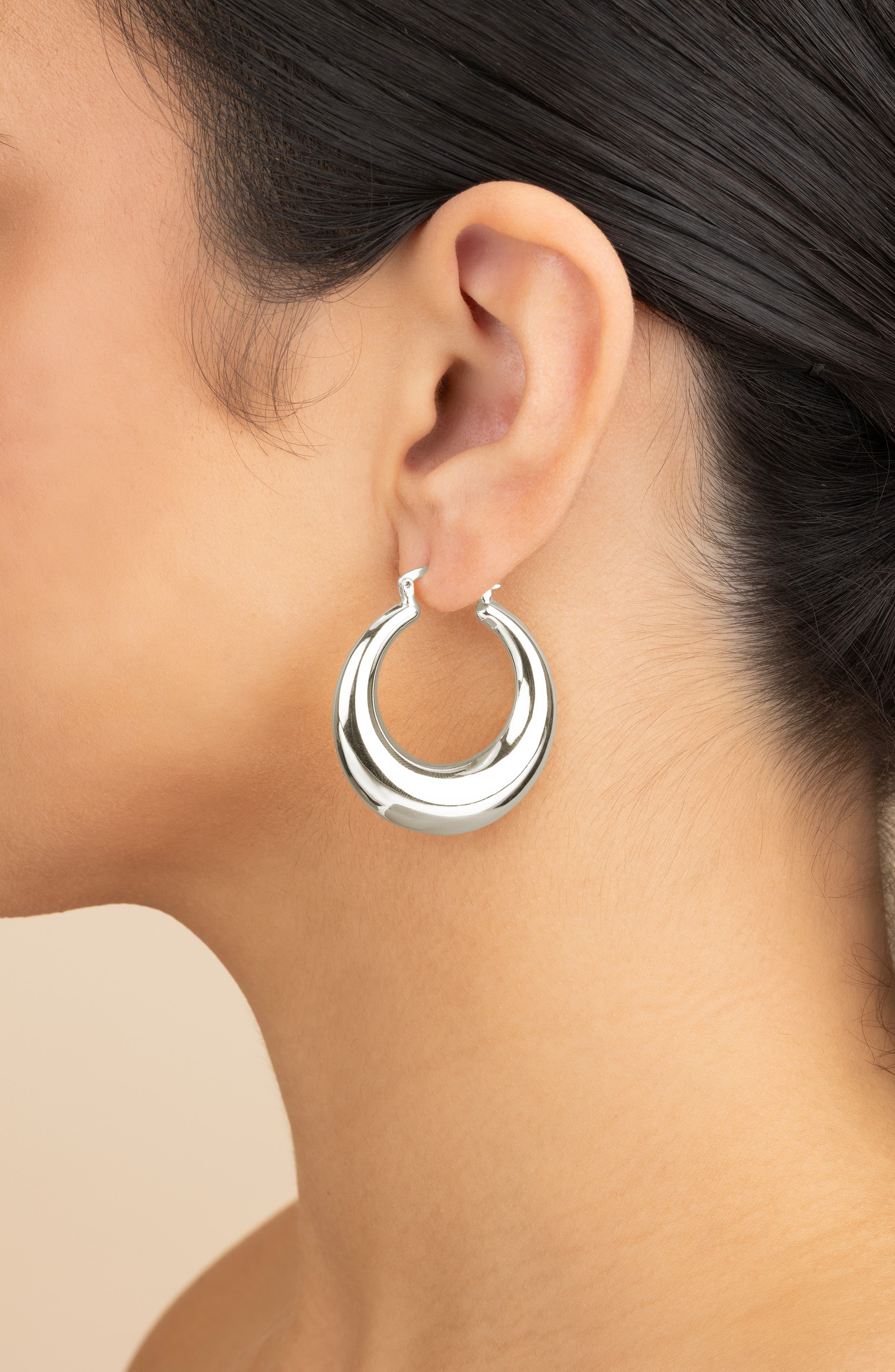 Sterling Forever Quinn Tube Hoops