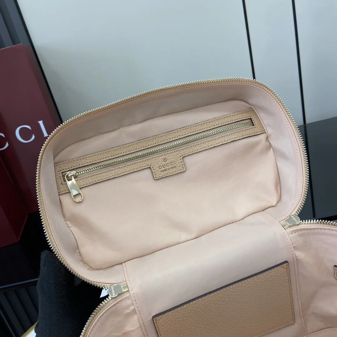 Gucci Pink Ophidia Canvas and Leather Top Handle Bag product photo from LabelPicks