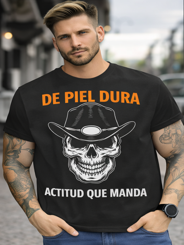 Remera Calavera Cowboy | Estilo Western Urbano Unisex