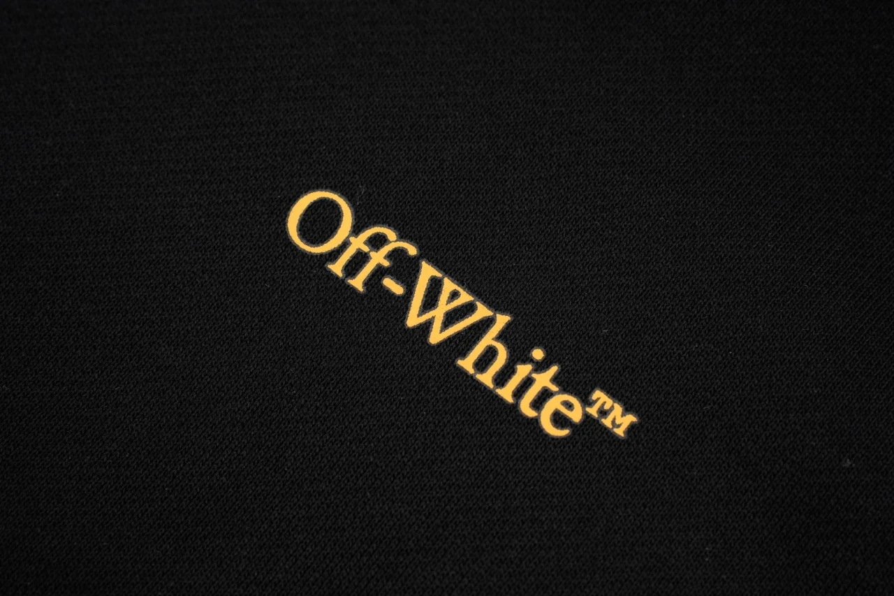 Off-White Black Yellow Measuring Tape Arrow Hoodie product photo from LabelPicks