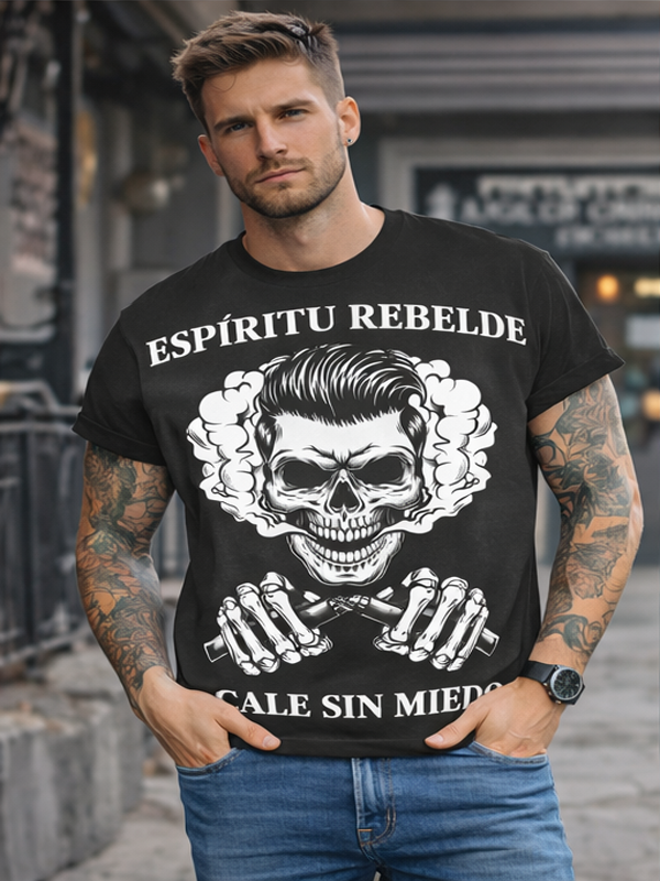 Remera “Fuerza Oculta” – Calle y Calavera