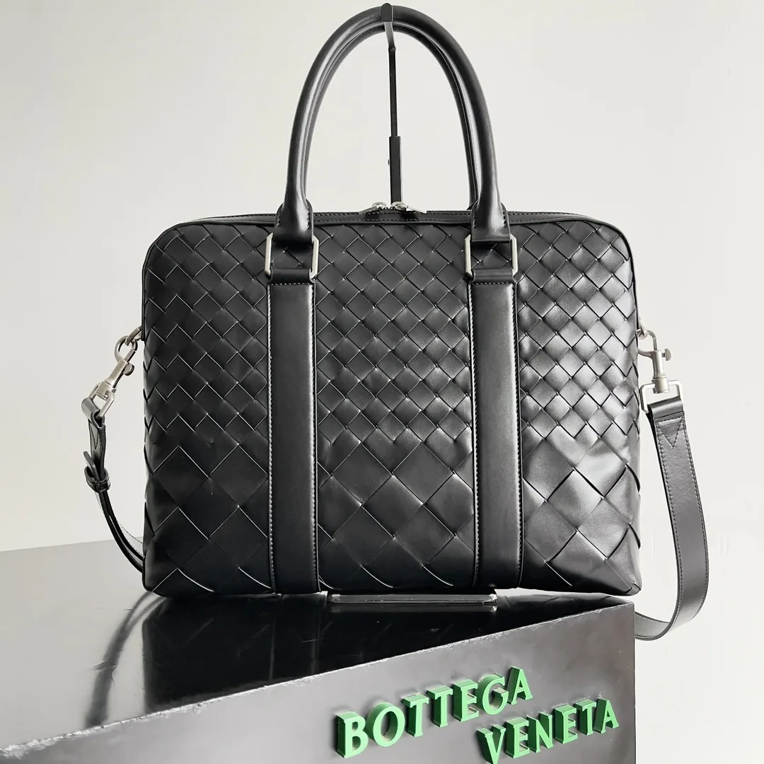 Bottega Veneta Intrecciato Woven Leather Tote Bag product photo from LabelPicks