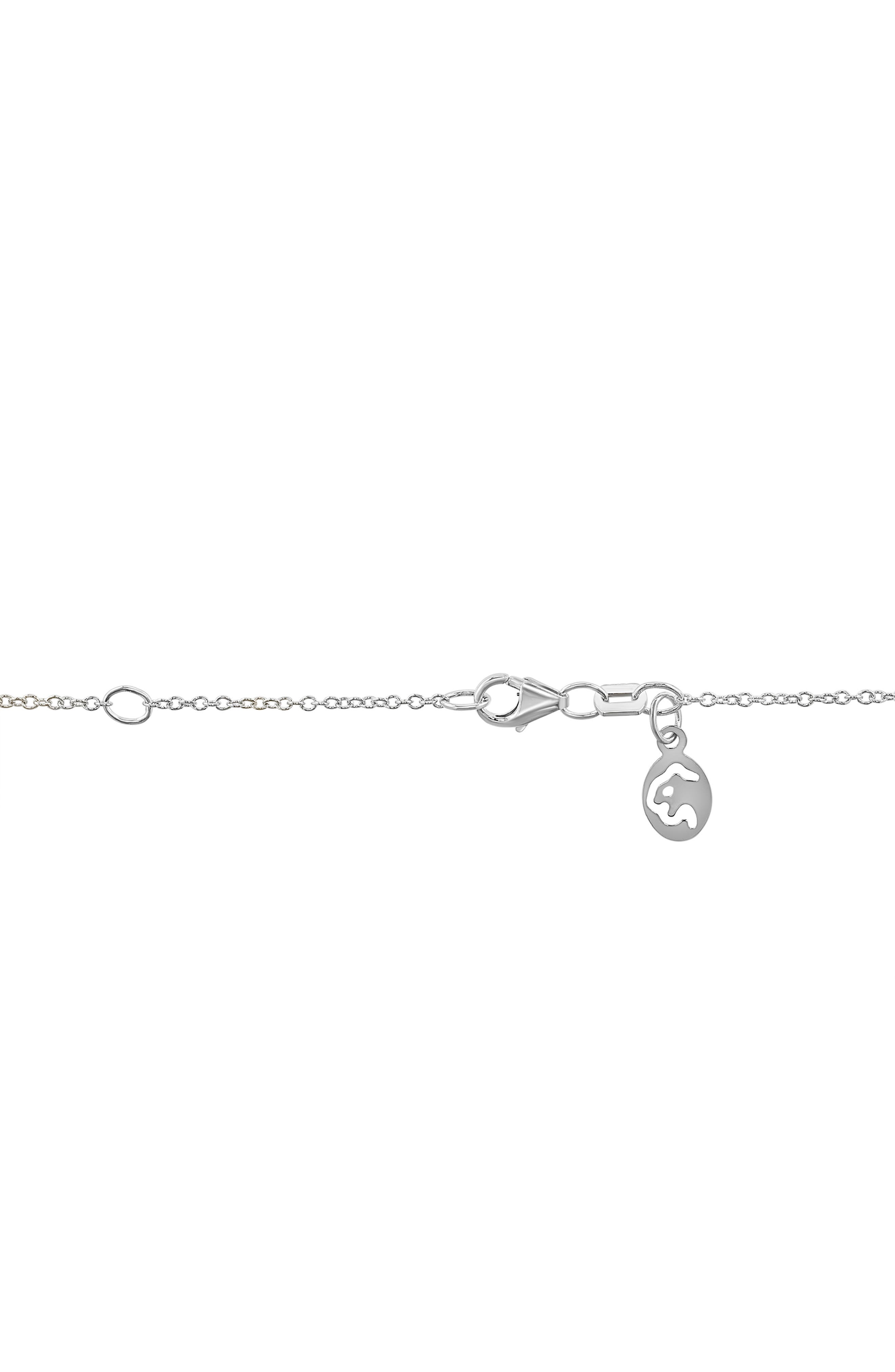 EFFY Two-Tone Pavé Diamond Oval Pendant Necklace - 0.16ct.