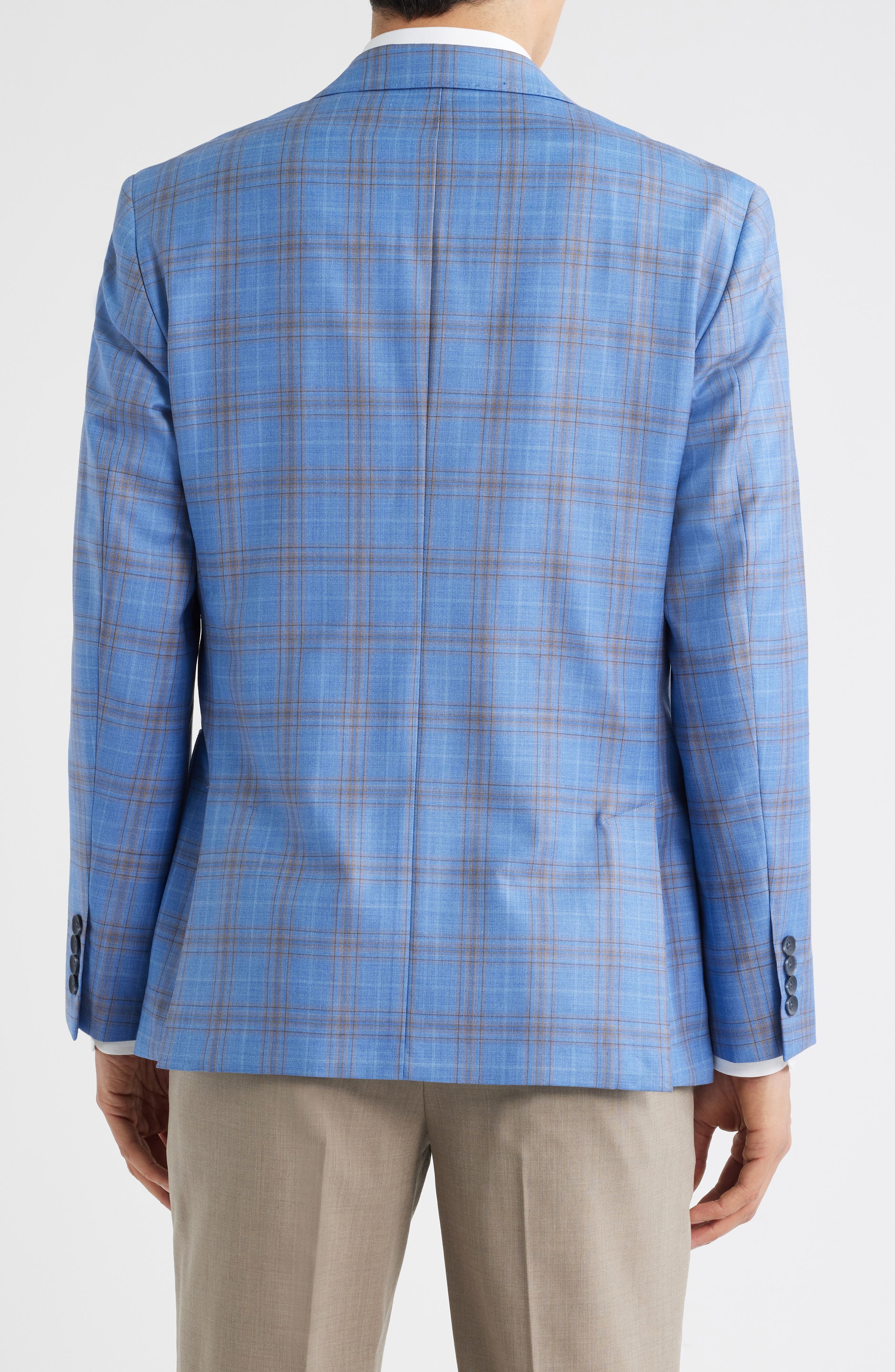 Nordstrom Metro Plaid Wool Sport Coat