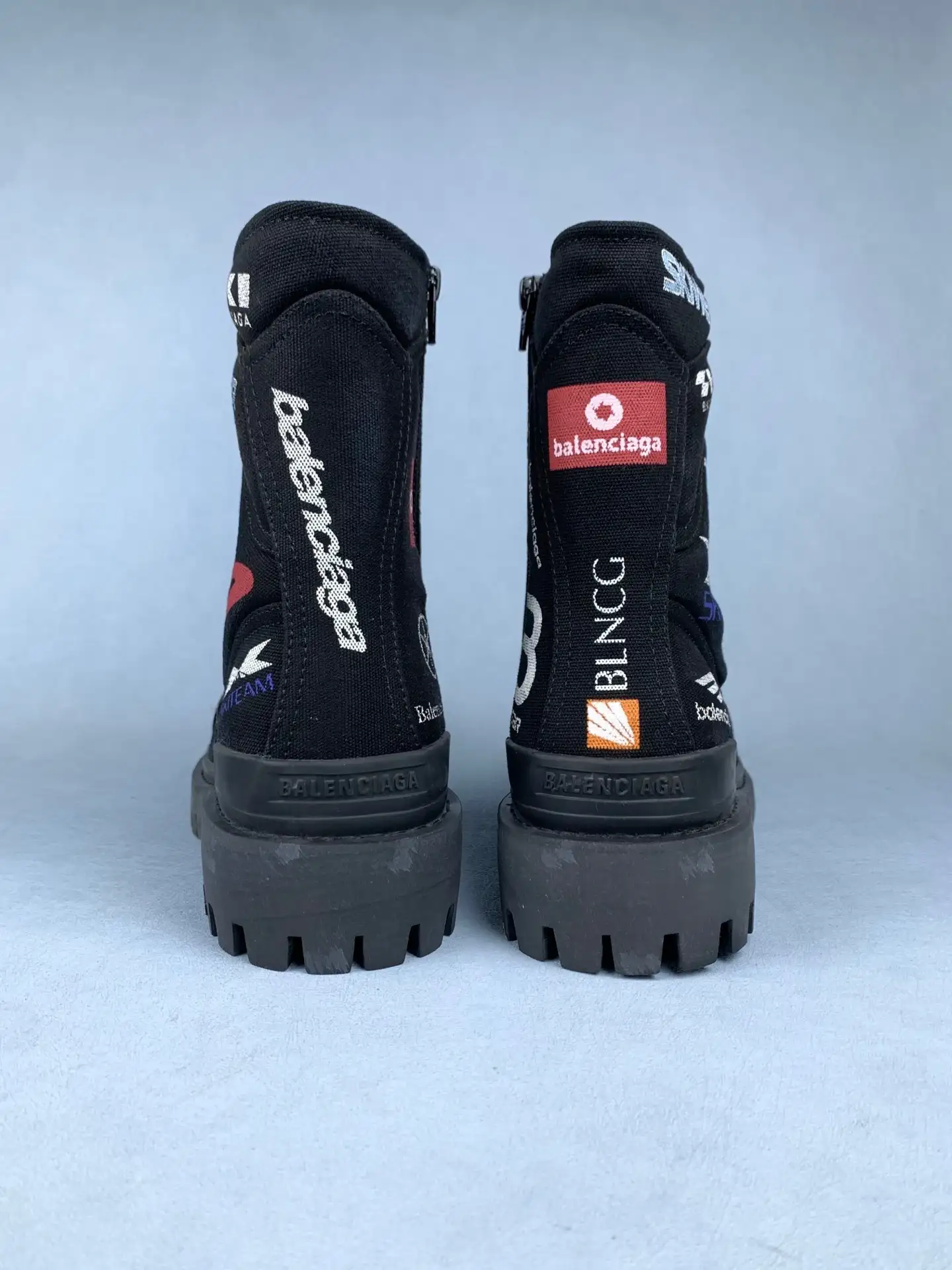 Combat Strike Boot in Black Graphic Print product photo from LabelPicks