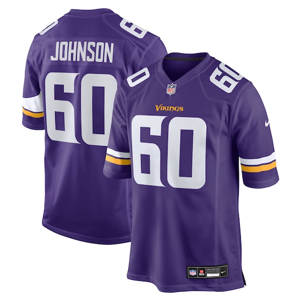 Marcellus Johnson Minnesota Vikings Nike Team Game Jersey -  Purple