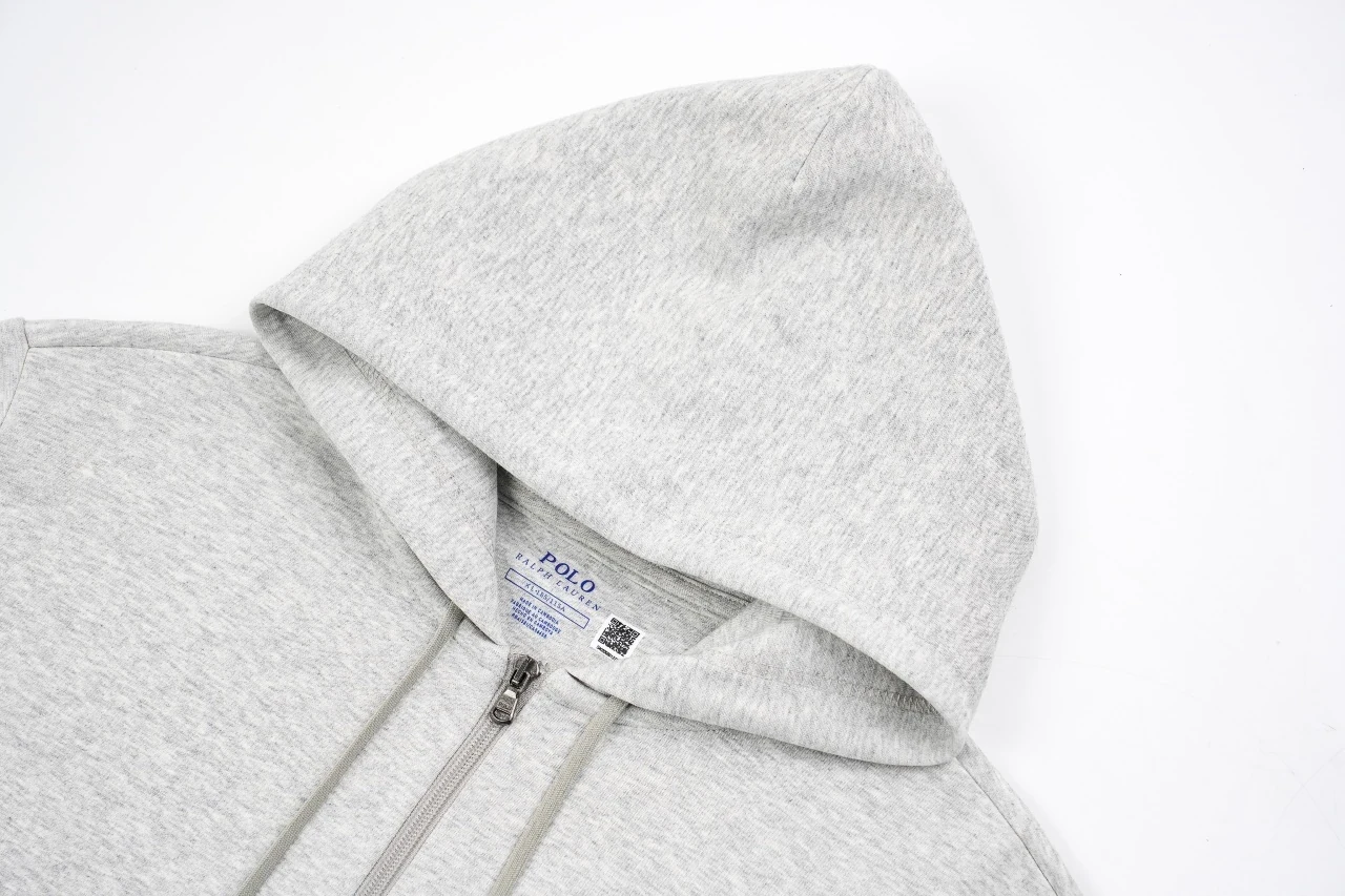 Ralph Lauren White Pony Embroidered Zip Hoodie product photo from LabelPicks