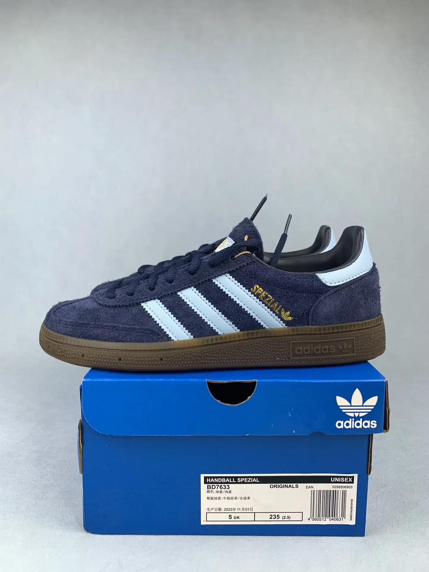 adidas Handball Spezial Collegiate Navy Shoes product photo from LabelPicks