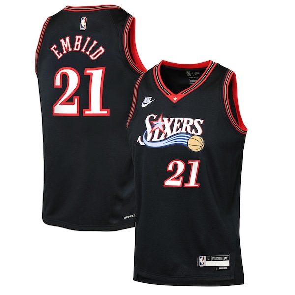 Joel Embiid Philadelphia 76ers Nike Youth  Swingman Jersey - Classic Edition - Black