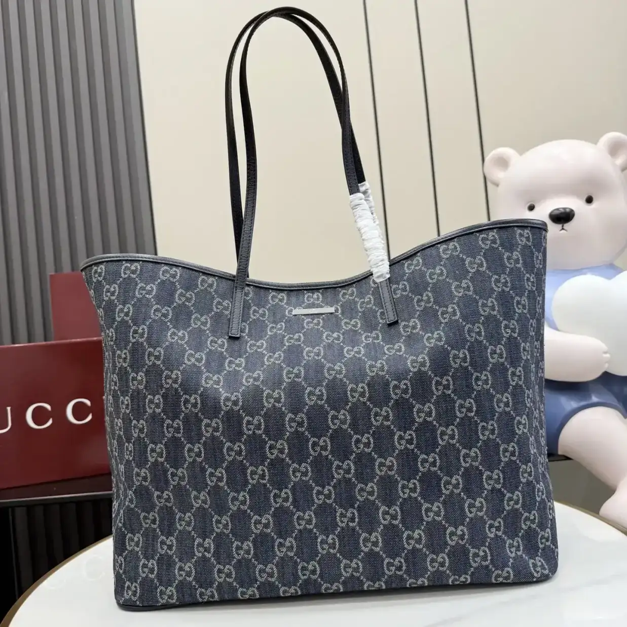 Gucci Blue Generation Nylon Tote Bag product photo from LabelPicks