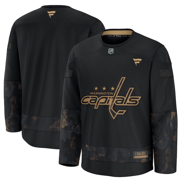 Washington Capitals  2024 Military Appreciation Practice Jersey - Black